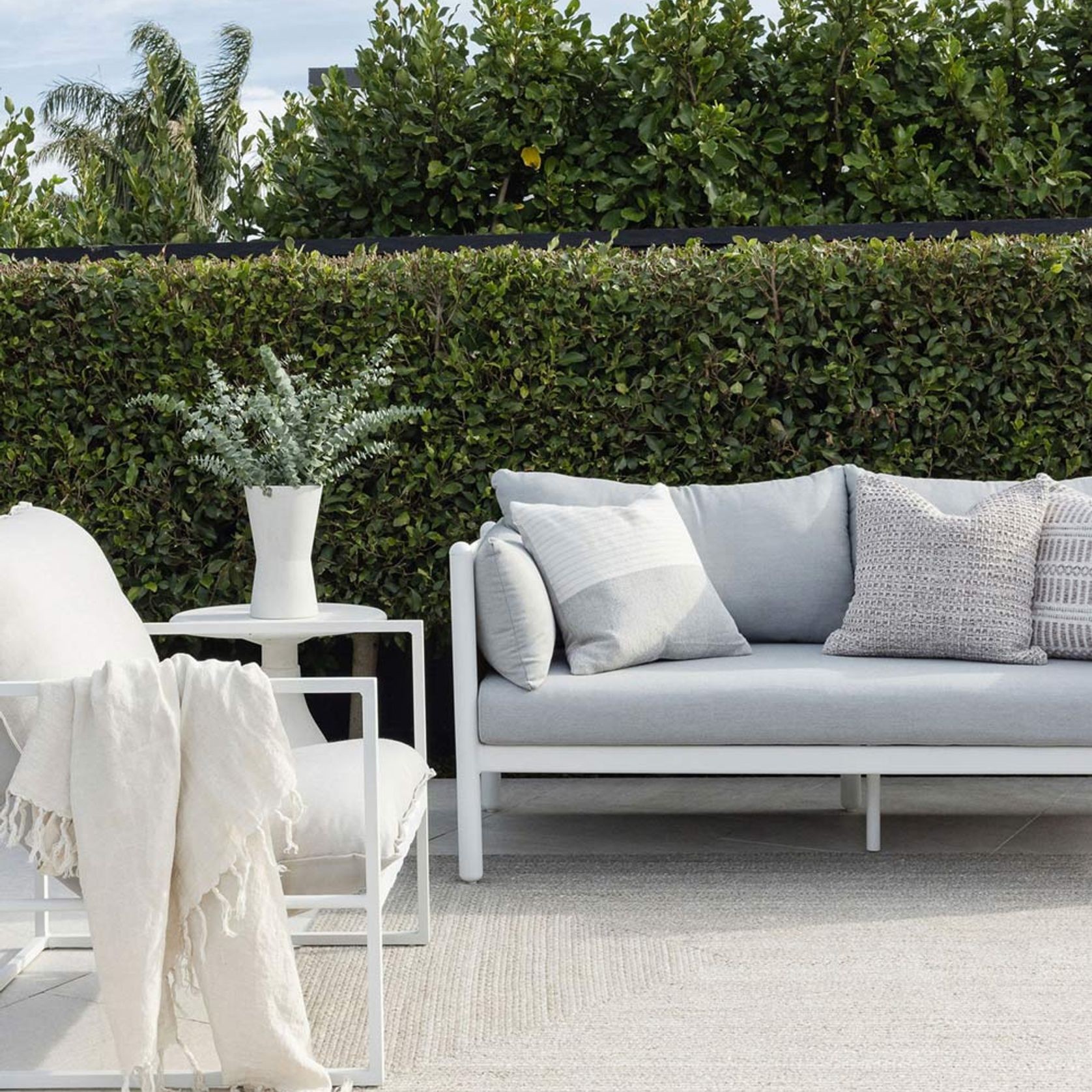 Baya Flinders Outdoor Rug - Taupe gallery detail image