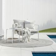 Baya Mornington Outdoor Rug - Dark Pebble | Recycled PET Fibre gallery detail image