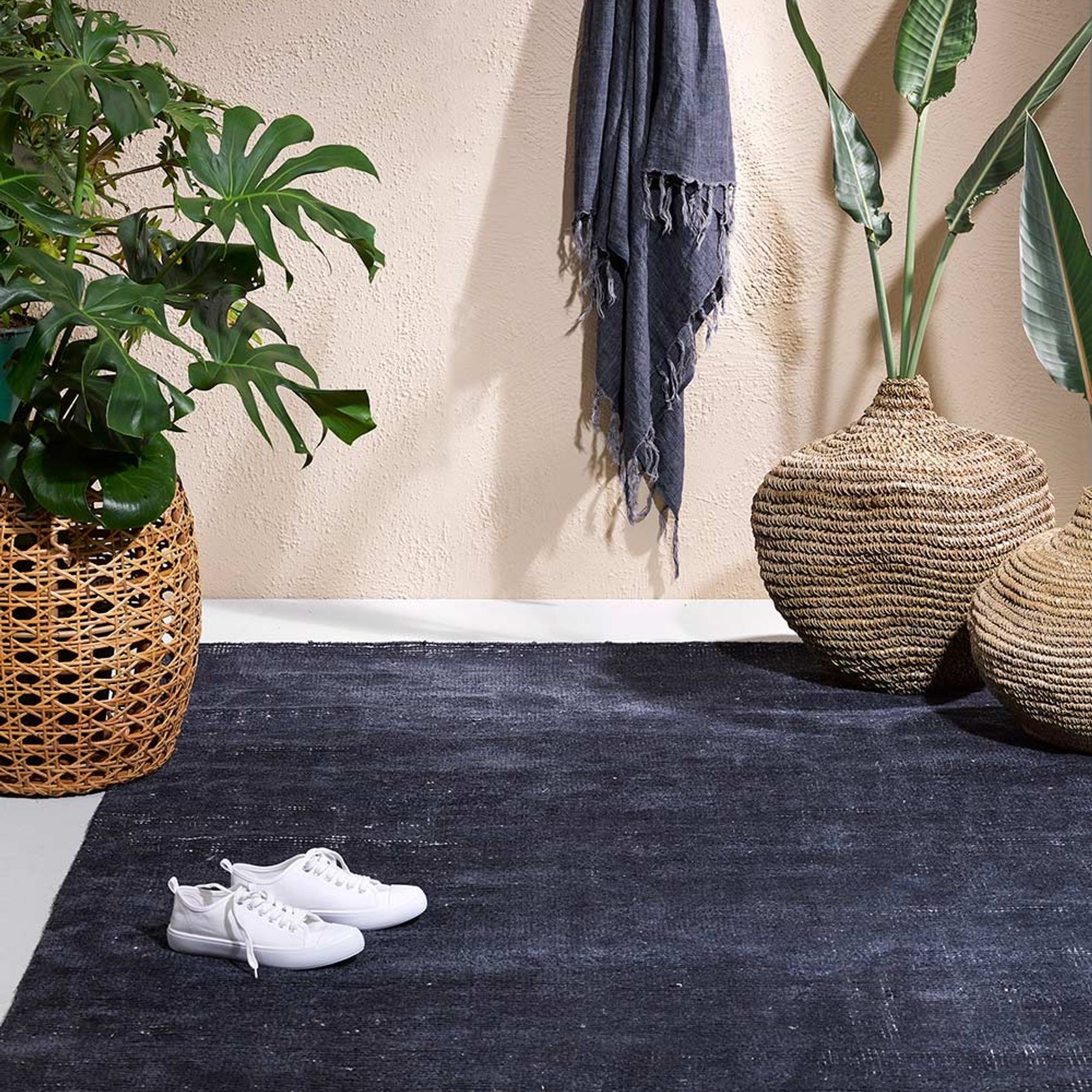 Baya Orakei Outdoor Rug - French Navy gallery detail image