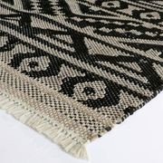 Baya Sifiso Outdoor Rug - Black/Taupe gallery detail image