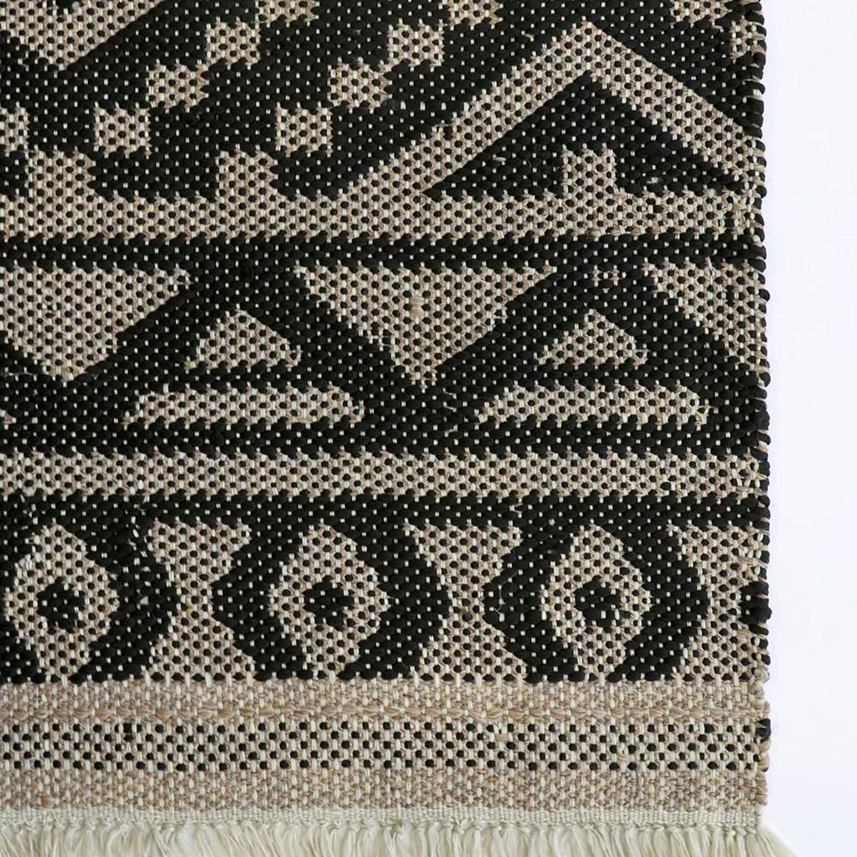 Baya Sifiso Outdoor Rug - Black/Taupe gallery detail image