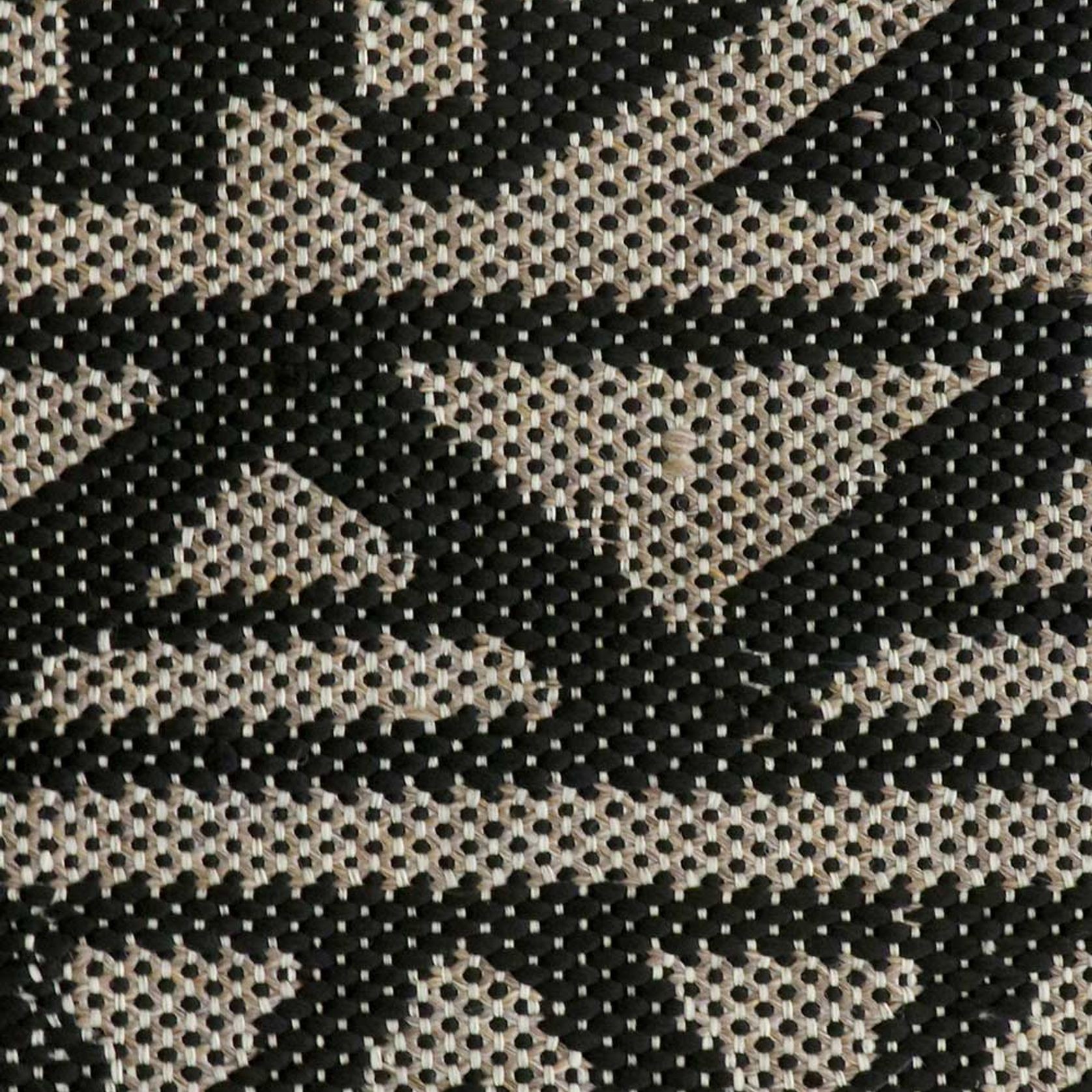 Baya Sifiso Outdoor Rug - Black/Taupe gallery detail image