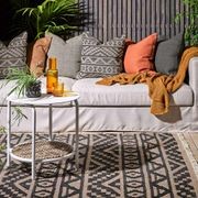 Baya Sifiso Outdoor Rug - Black/Taupe gallery detail image