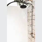Bondi Wall Mount Outdoor Shower | Cold | Black gallery detail image