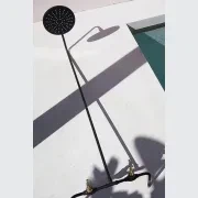 Noosa Wall Mount Outdoor Shower | Hot+Cold | Black gallery detail image