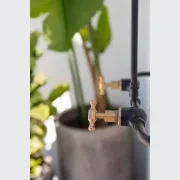 Noosa Wall Mount Outdoor Shower | Hot+Cold | Black gallery detail image