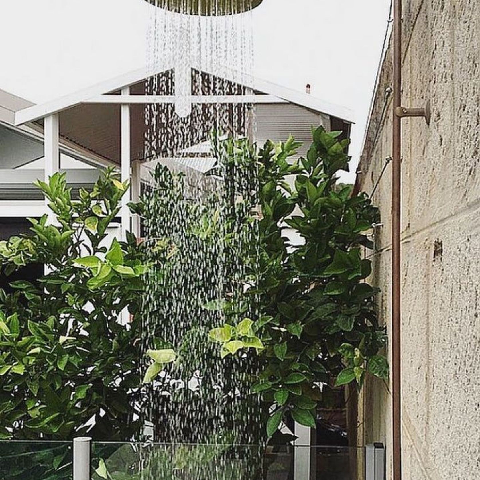 Cottesloe Outdoor Shower with Foot Tap | Cold | Brass gallery detail image