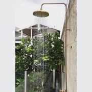 Cottesloe Outdoor Shower with Foot Tap | Cold | Brass gallery detail image