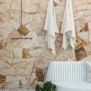 Noosa Wall Mount Outdoor Shower | Hot+Cold | Brass gallery detail image