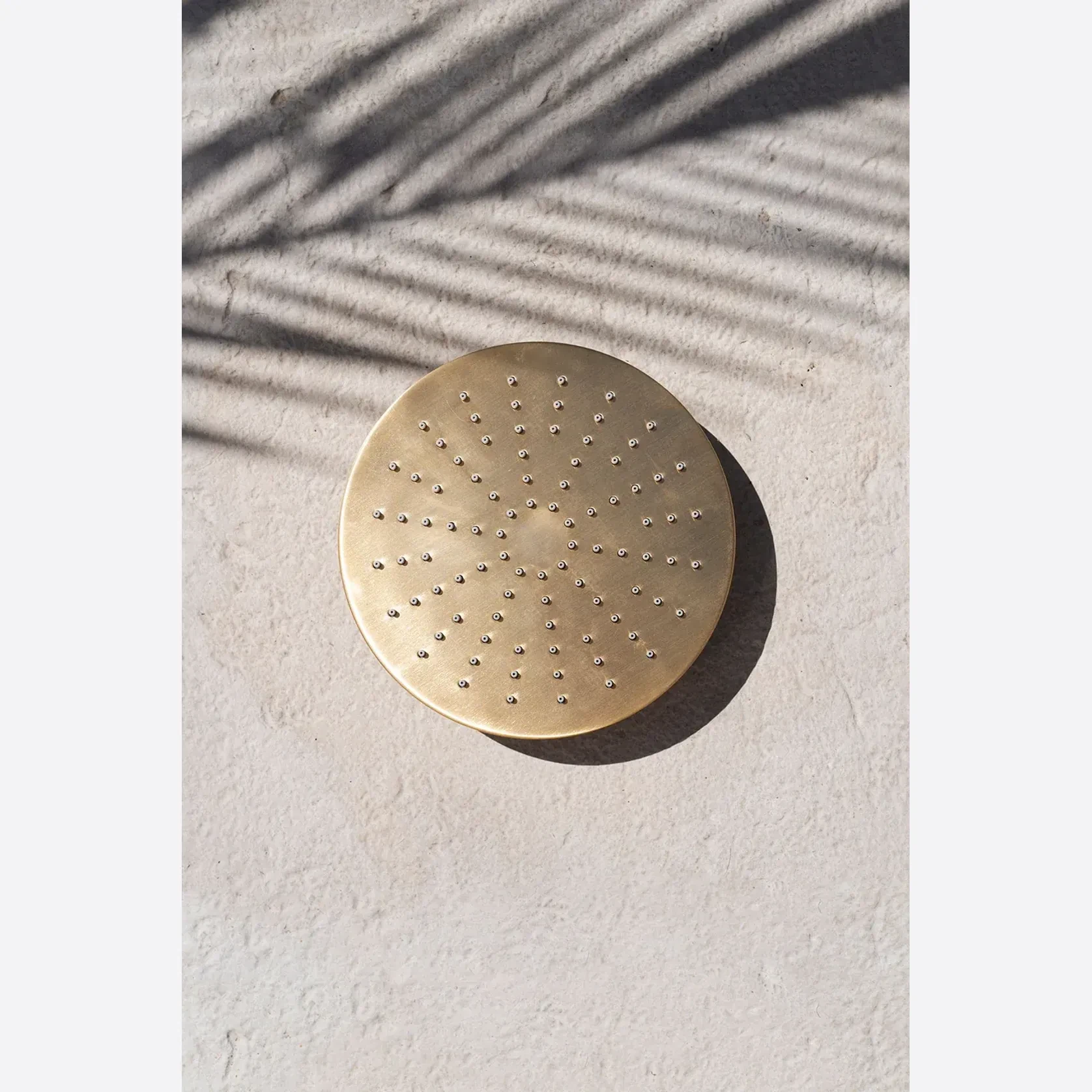 Byron Outdoor Shower with Foot Tap | Hot+Cold | Brass gallery detail image