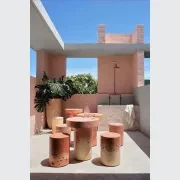 Byron Outdoor Shower with Foot Tap | Hot+Cold | Copper gallery detail image