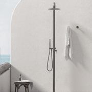 Zen SS316L Outdoor Freestanding Shower Column | Graphite gallery detail image