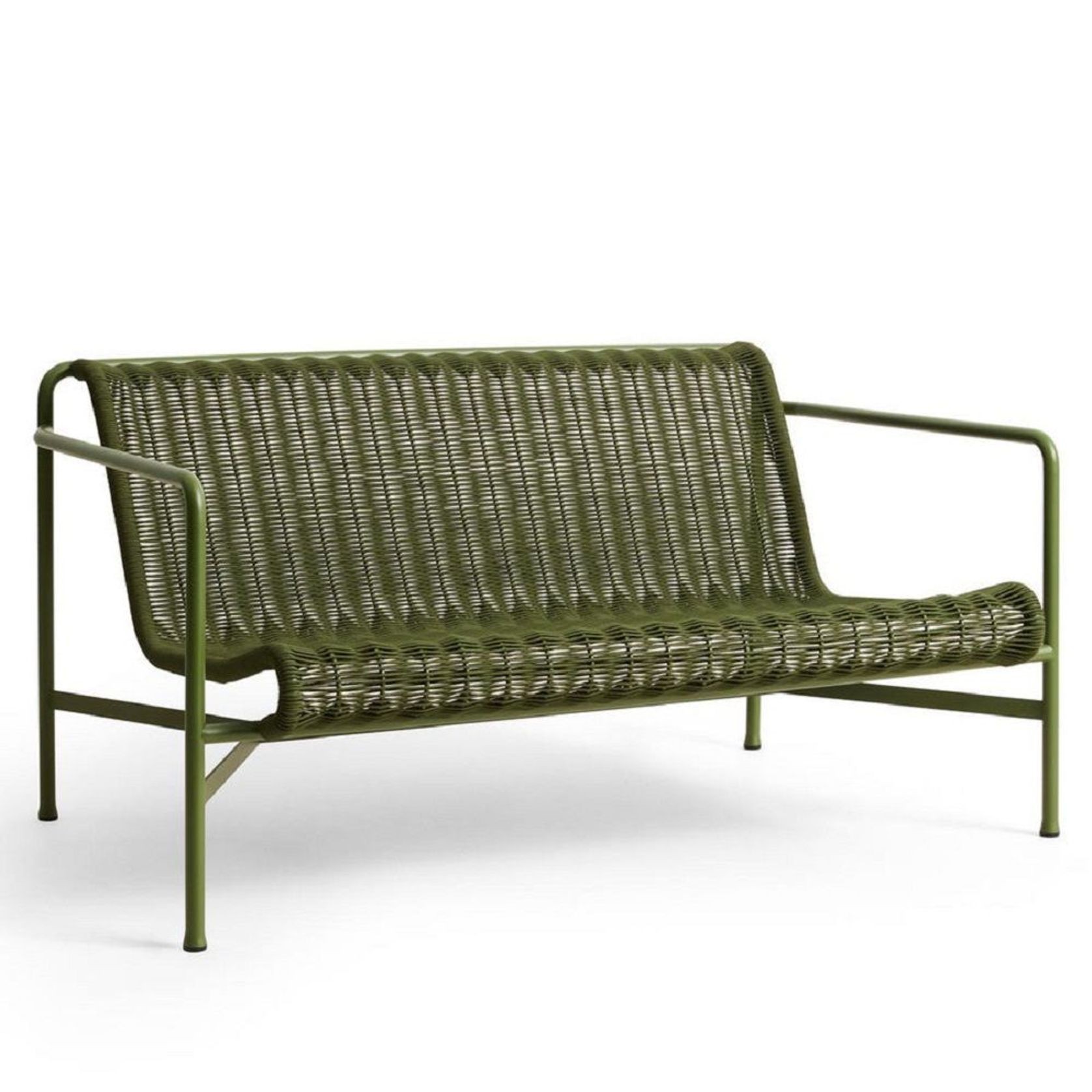 Palissade Cord Dining Bench with Armrest gallery detail image