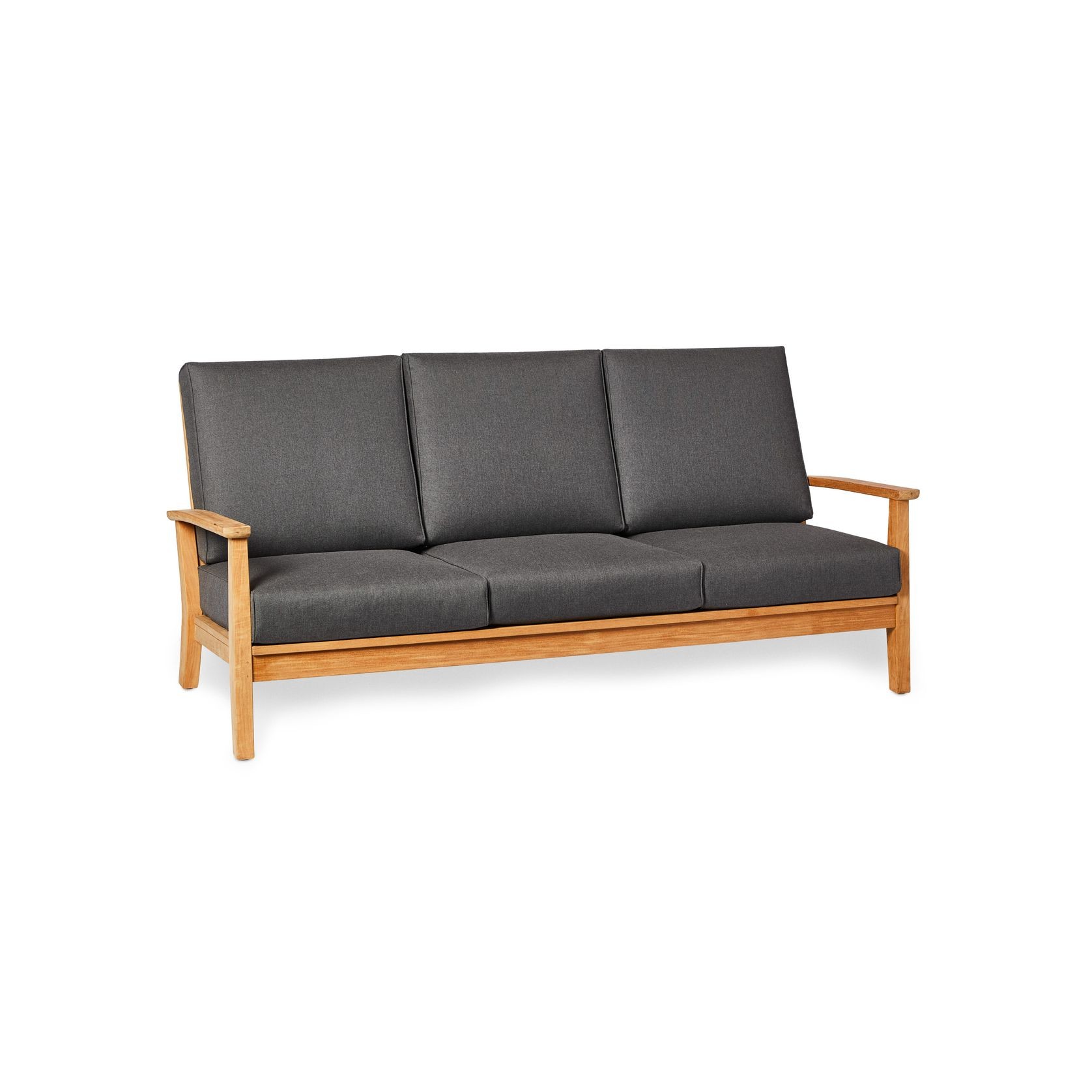 Bath Three Seater Teak Sofa gallery detail image