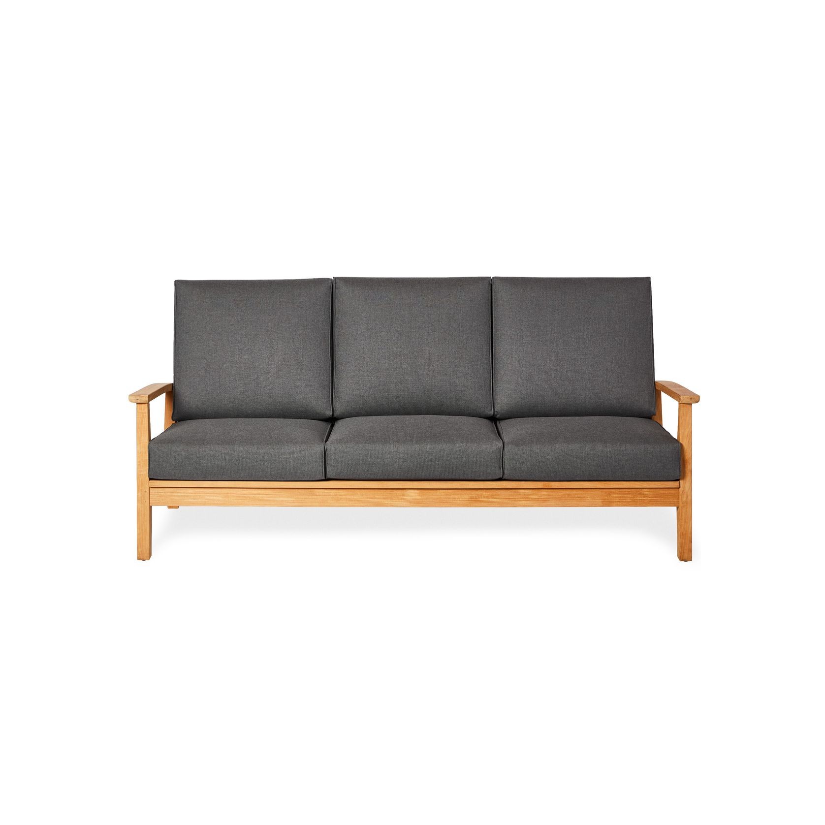 Bath Three Seater Teak Sofa gallery detail image