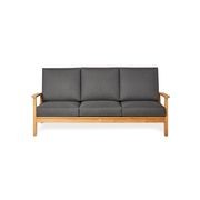 Bath Three Seater Teak Sofa gallery detail image