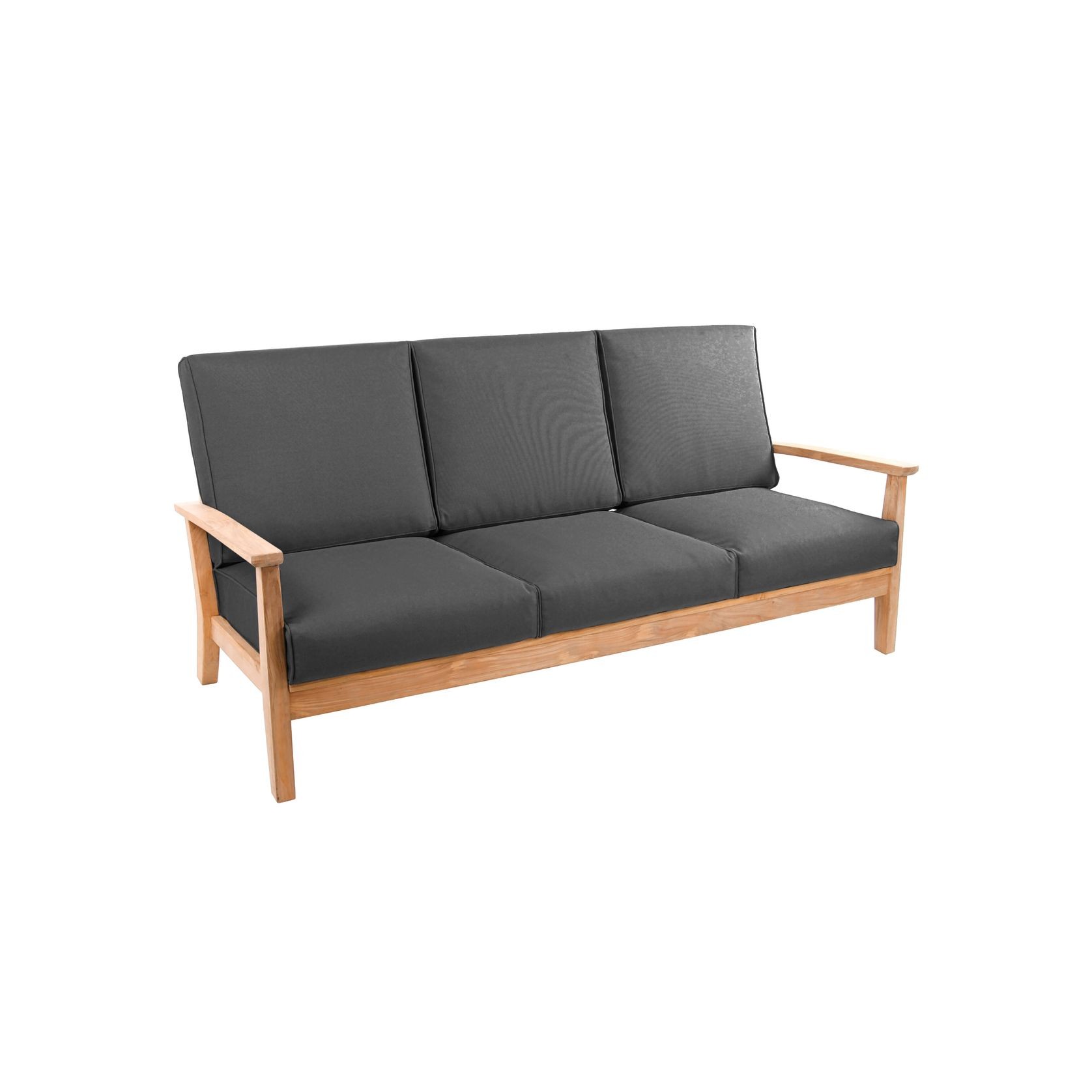 Bath Three Seater Teak Sofa gallery detail image