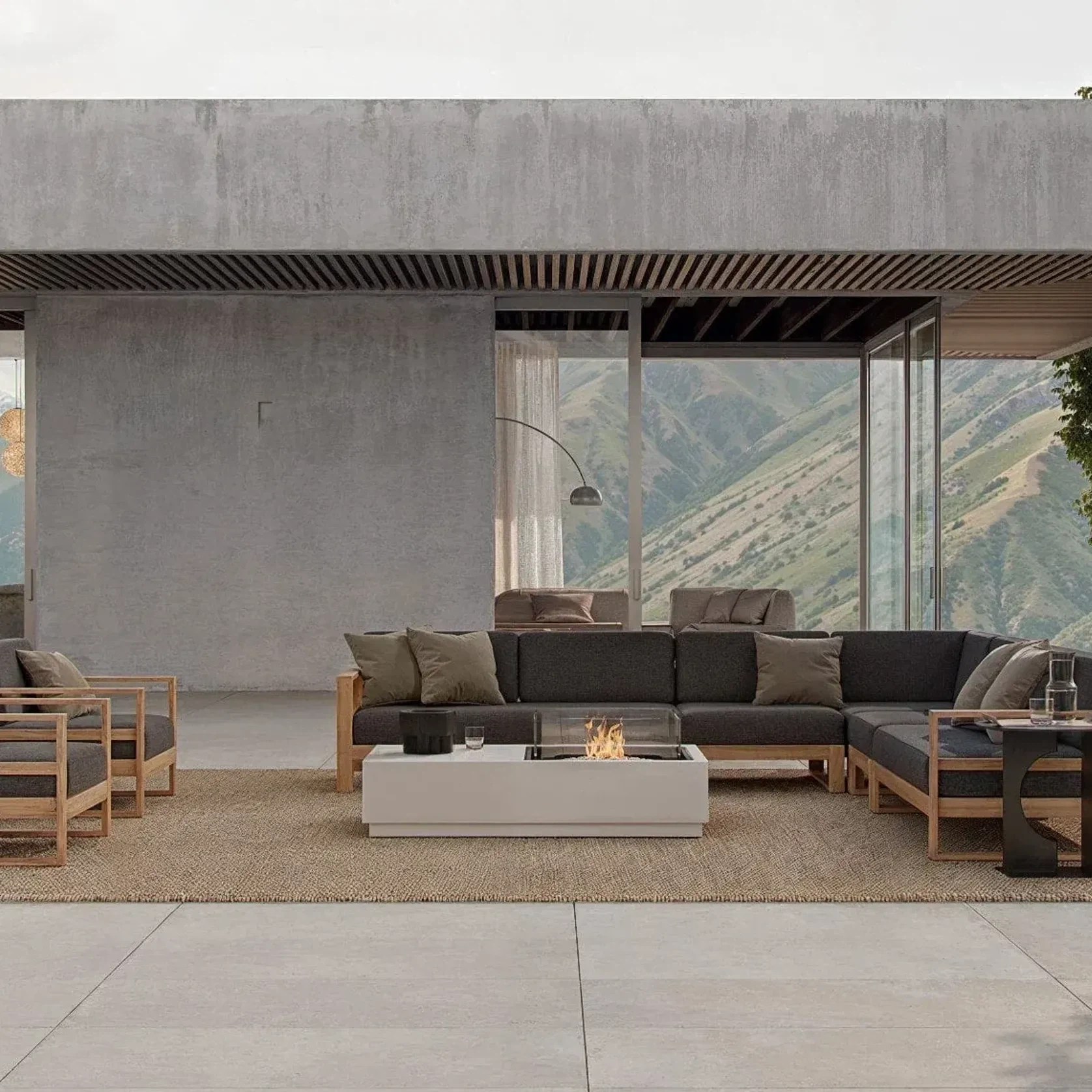 Tasman Teak Outdoor Sofa Sets gallery detail image