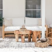 Cali Medium Teak Lounge 180cm gallery detail image