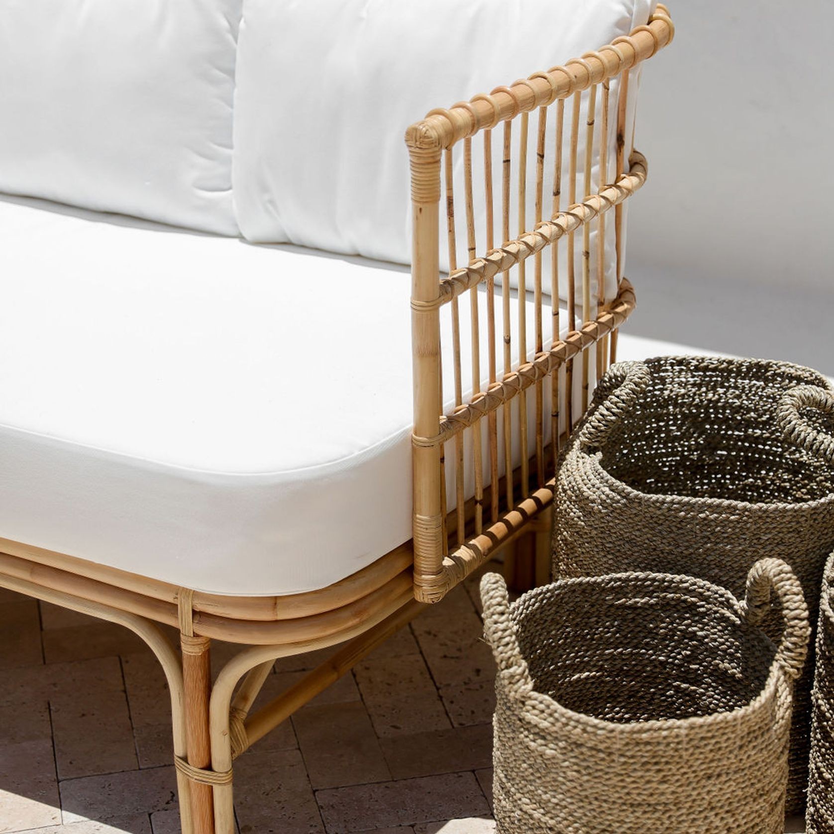 Logan Rattan Sofa 185cm gallery detail image