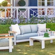 Luca Sofa w/Teak gallery detail image