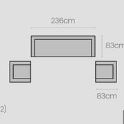 MacKenzie Aluminium Outdoor Sofa Sets gallery detail image