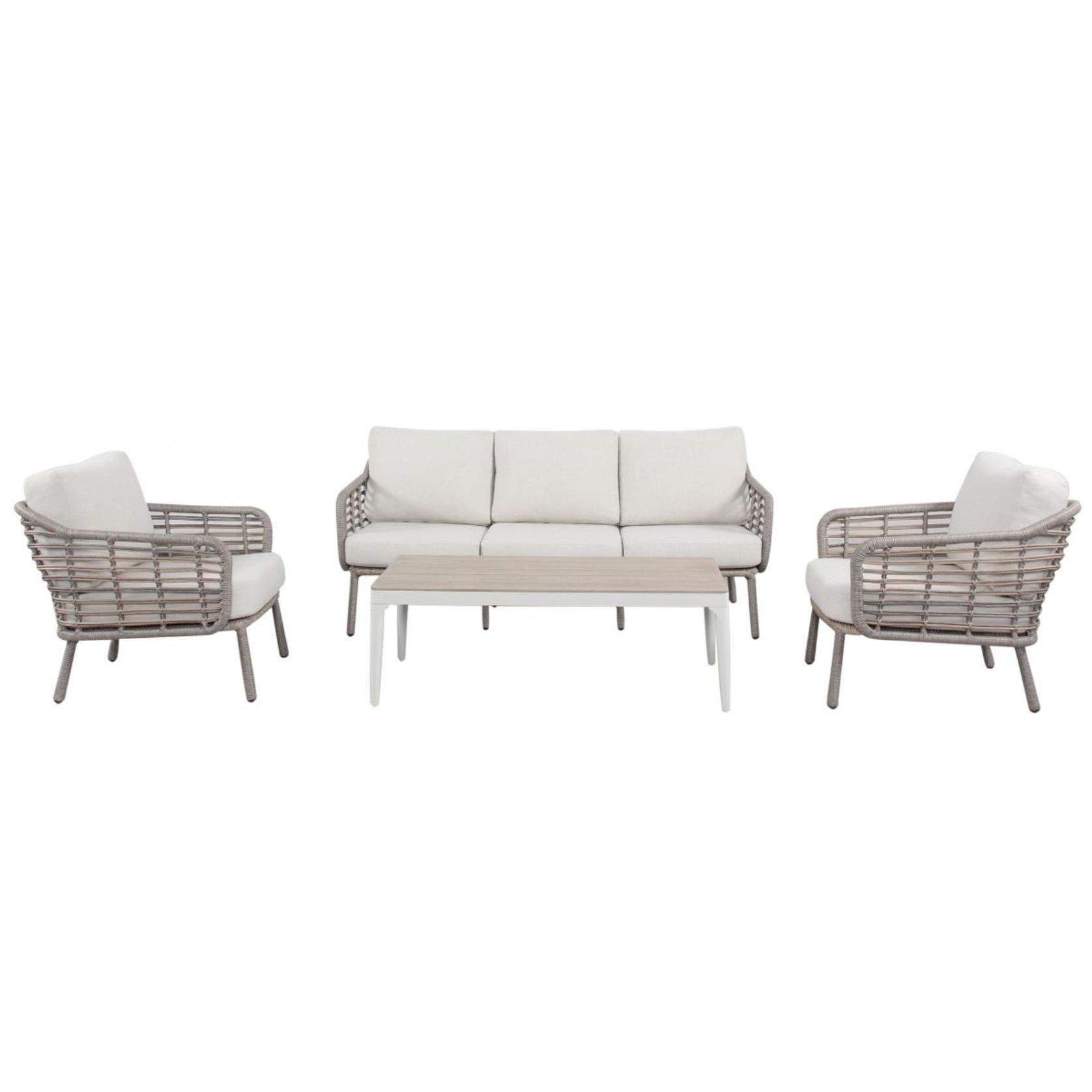 Belmore 4pc Outdoor Lounge Set gallery detail image