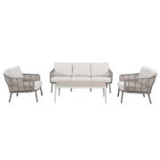 Belmore 4pc Outdoor Lounge Set gallery detail image