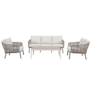 Belmore 4pc Outdoor Lounge Set gallery detail image