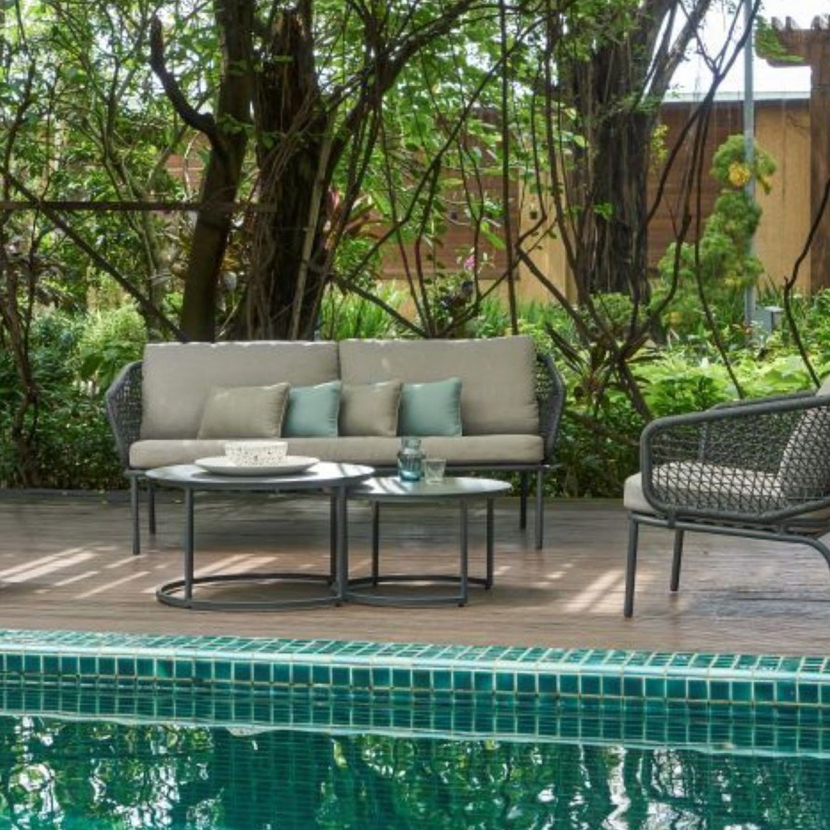 Eagle Recycled Wicker 2 Seater Outdoor Lounge ArchiPro AU