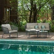 Eagle 5PCE Recycled Wicker Outdoor Lounge Set gallery detail image