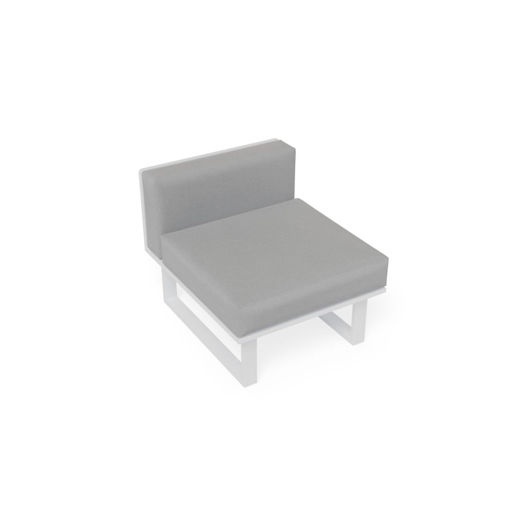 Vivara Sofa White Modular Section E No Arm ArchiPro AU