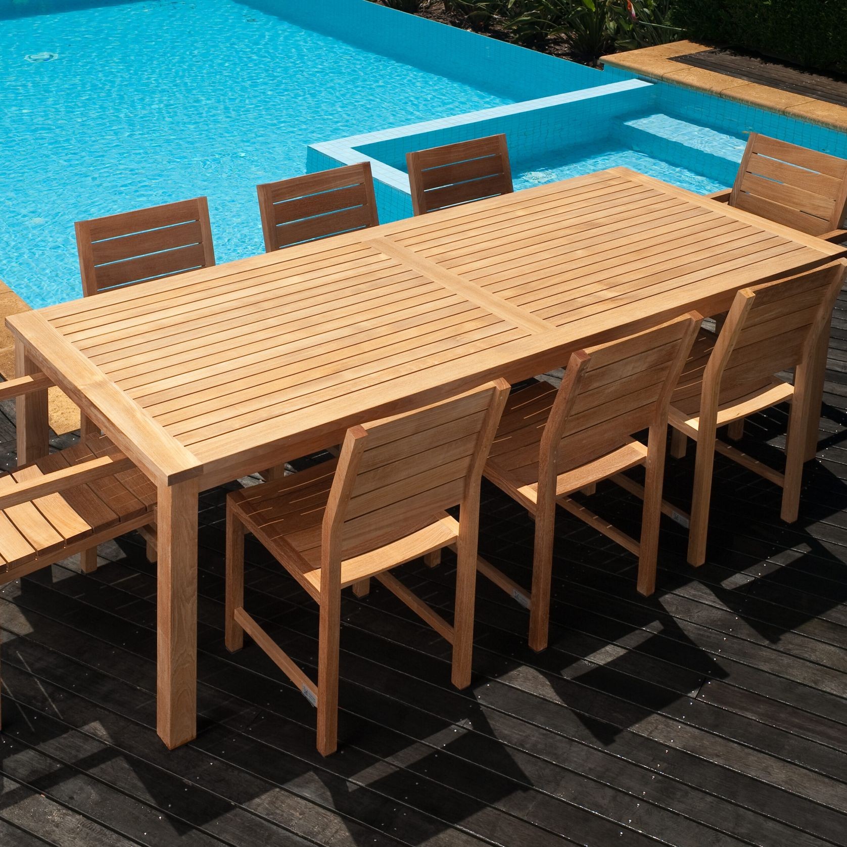 Creswick Teak Table gallery detail image