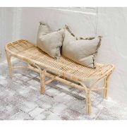 Lombok Rattan Bench Seat 140cm gallery detail image