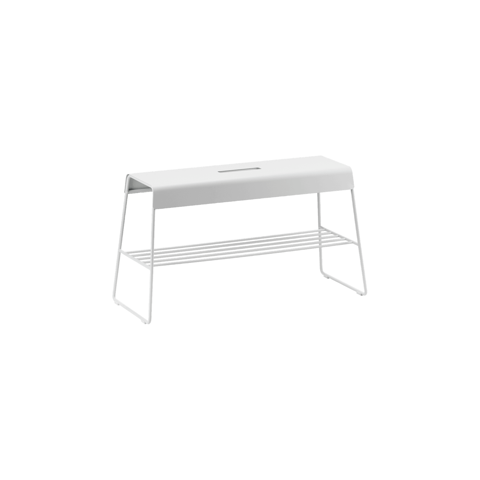 Zone A-Bench w. Shelf | Outdoor gallery detail image