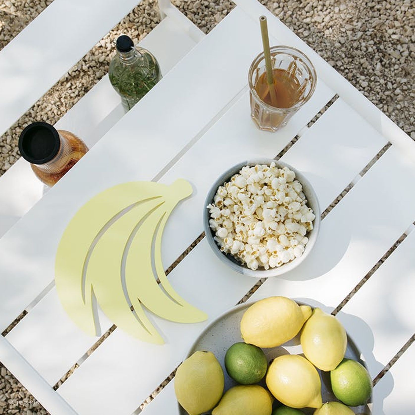Luxembourg Low Table with Wheels by Fermob gallery detail image