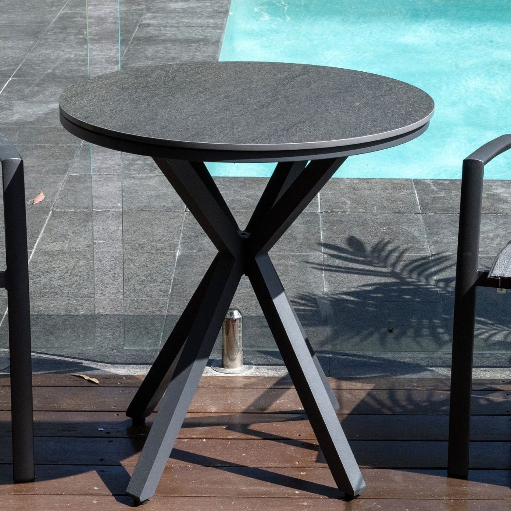 Adele Outdoor Ceramic Table 72cm Round ArchiPro AU
