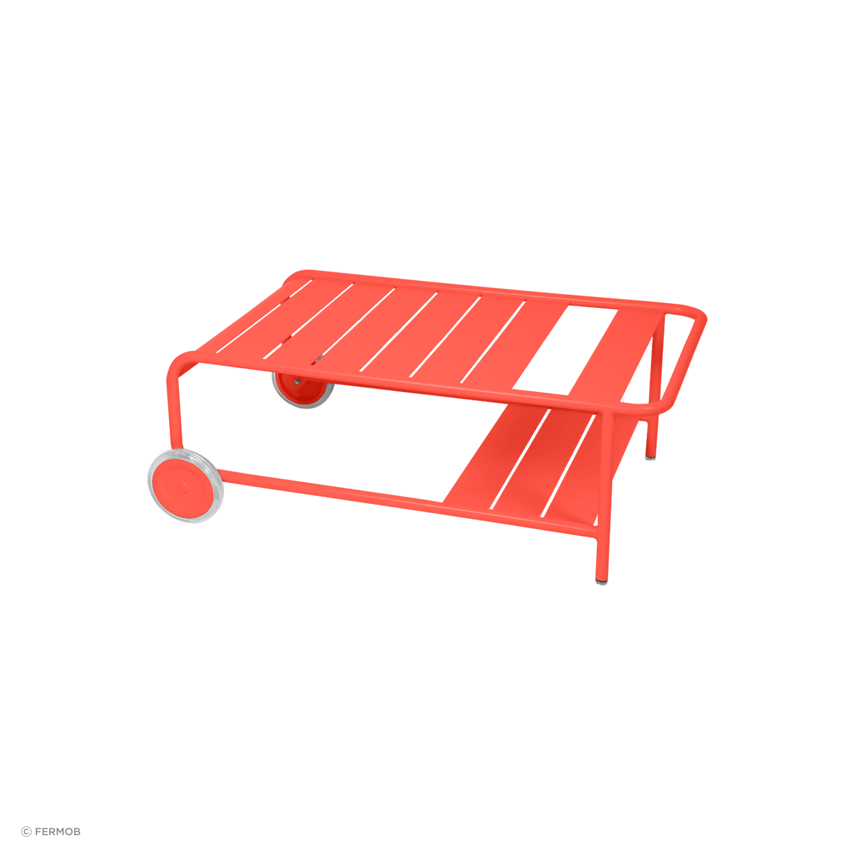 Luxembourg Low Table with Wheels by Fermob gallery detail image
