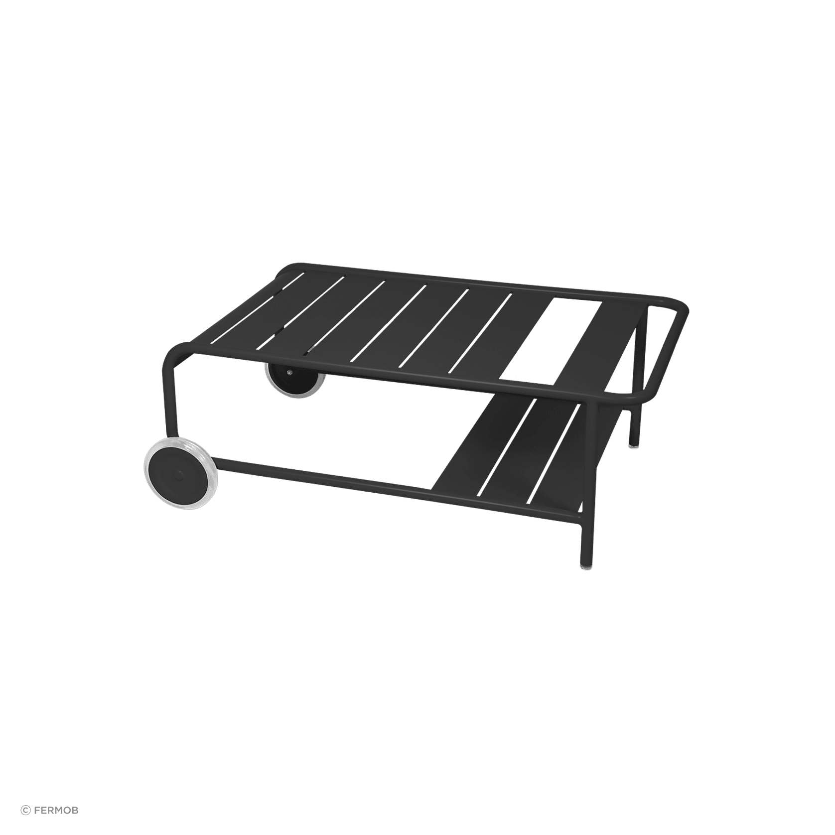 Luxembourg Low Table with Wheels by Fermob gallery detail image