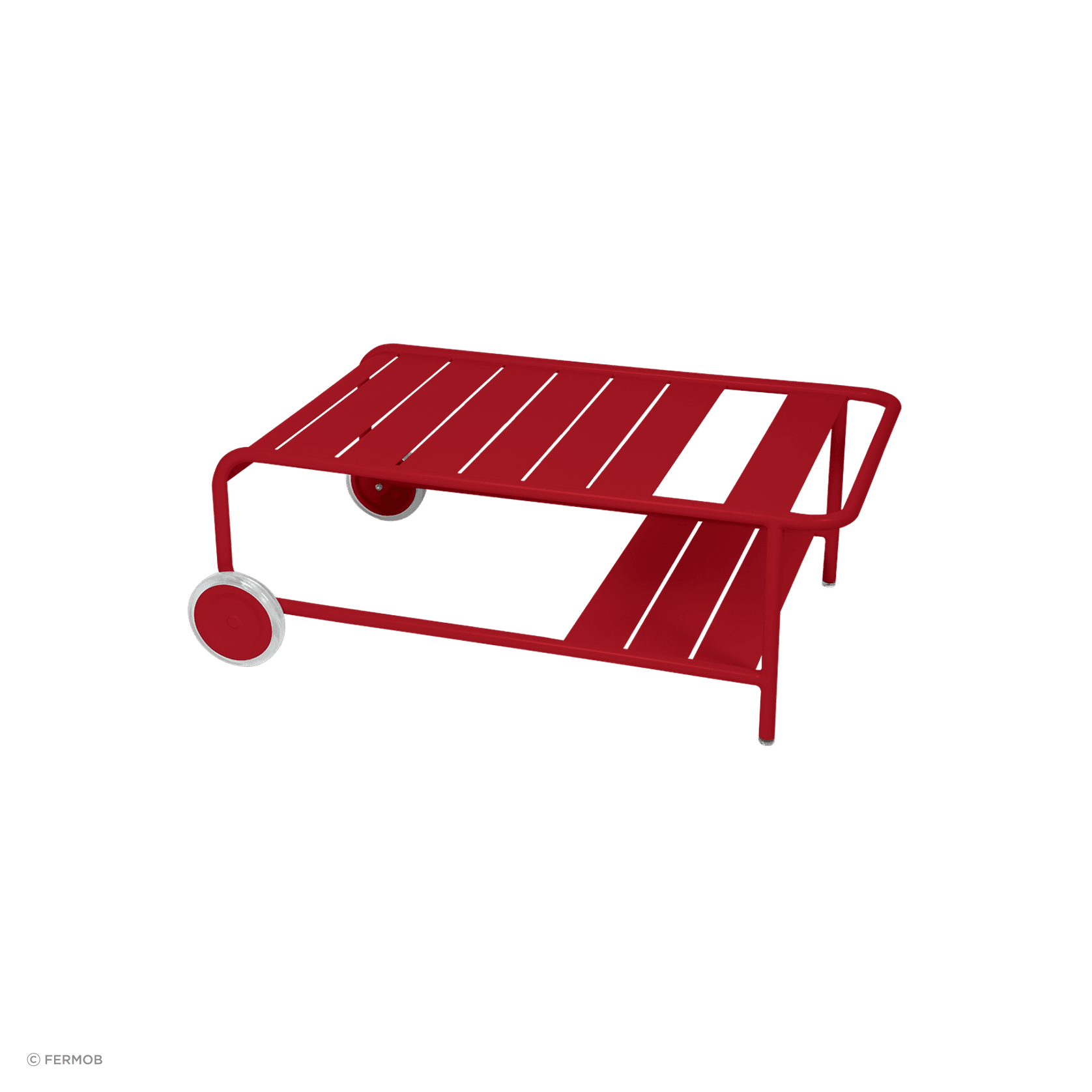 Luxembourg Low Table with Wheels by Fermob gallery detail image