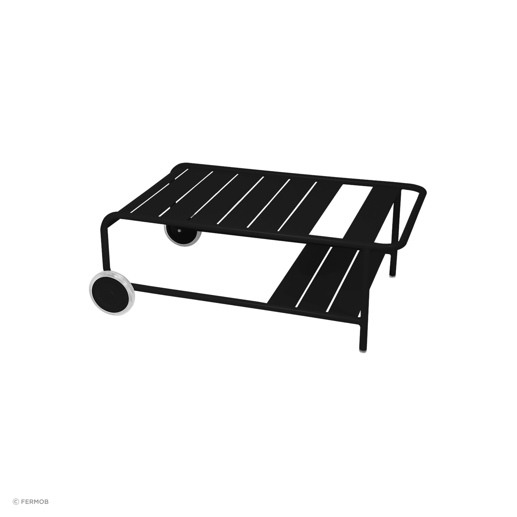 Luxembourg Low Table with Wheels by Fermob gallery detail image