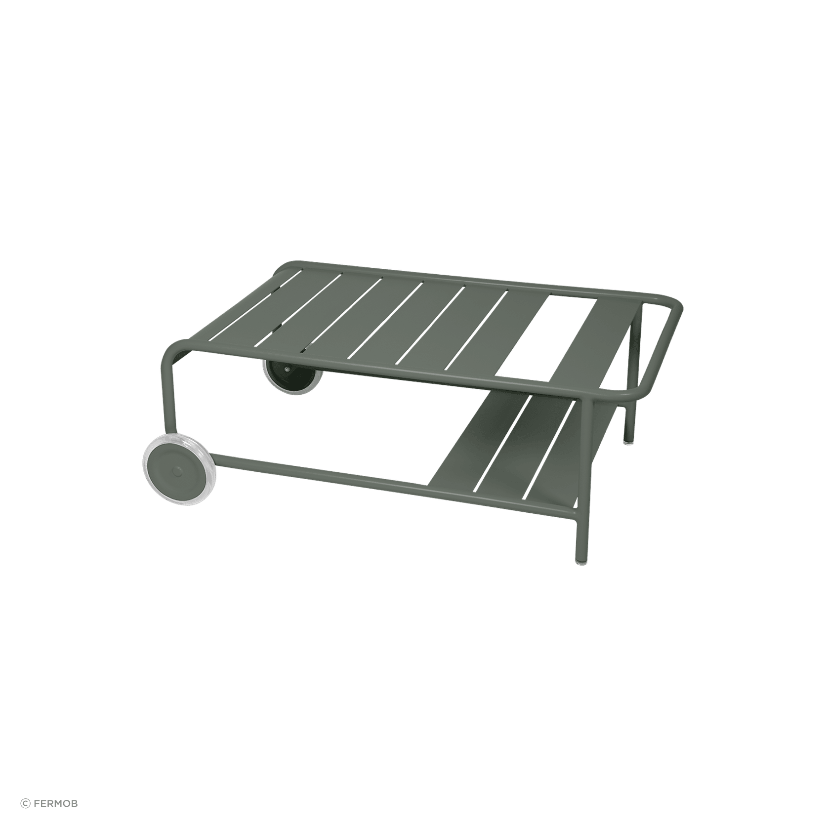 Luxembourg Low Table with Wheels by Fermob gallery detail image