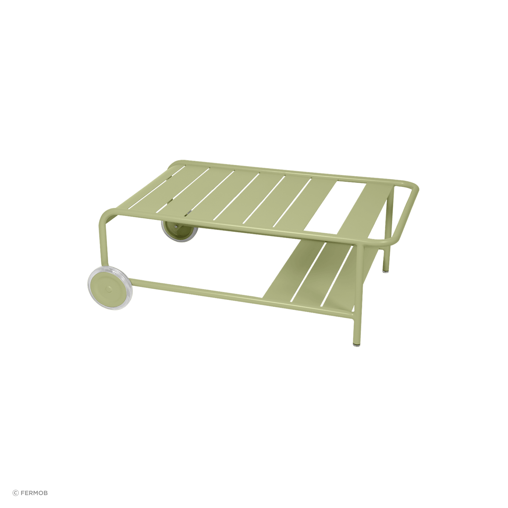 Luxembourg Low Table with Wheels by Fermob gallery detail image