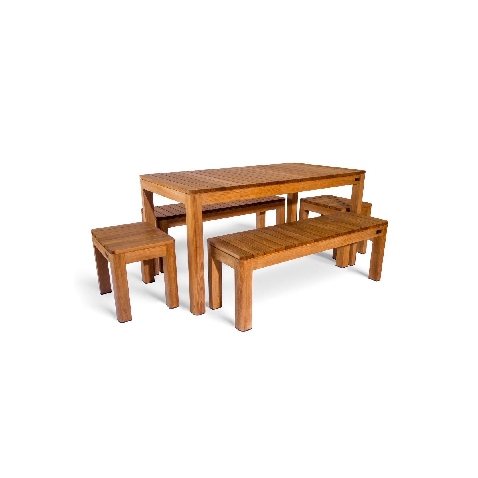 Brunswick Teak Outdoor Dining Table gallery detail image