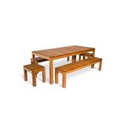 Brunswick Single Teak Bench gallery detail image