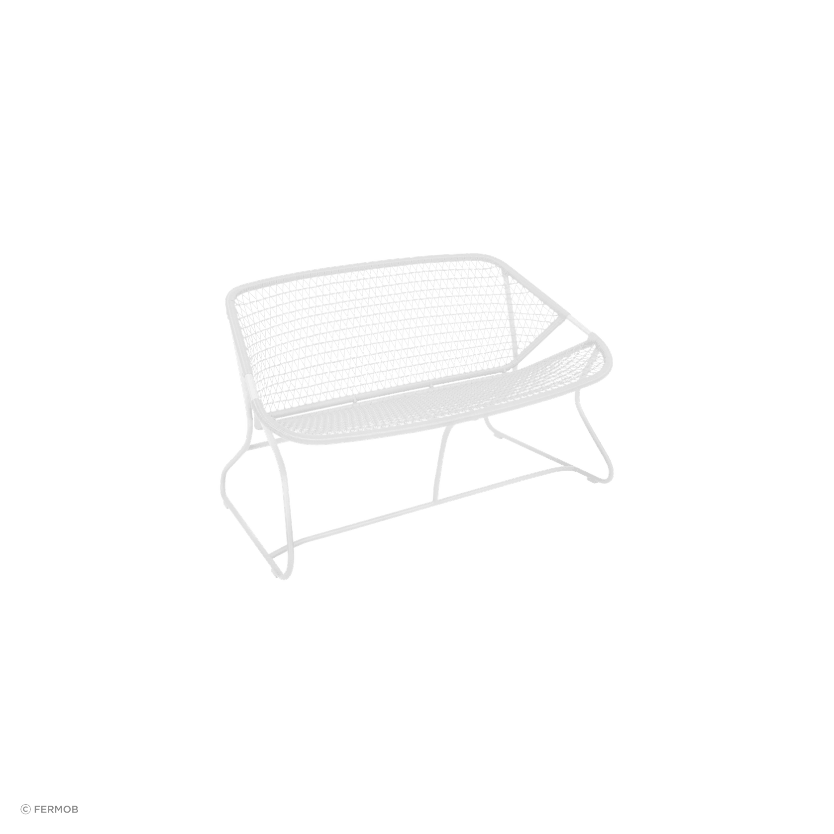 Sixties Bench by Fermob gallery detail image