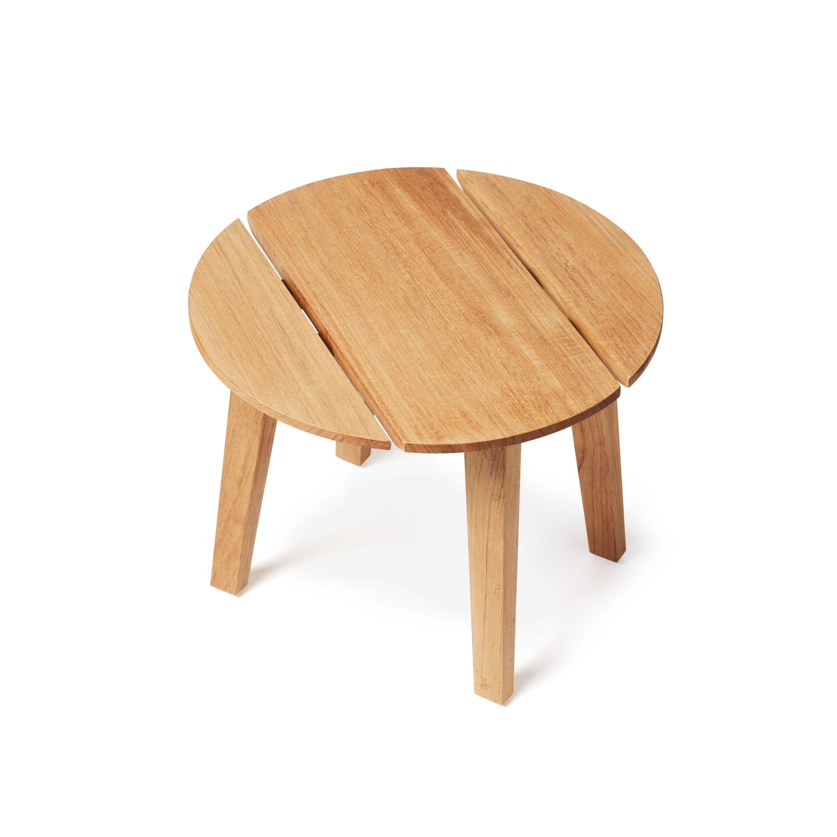 Aero Round Teak Side Table gallery detail image