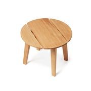 Aero Round Teak Side Table gallery detail image