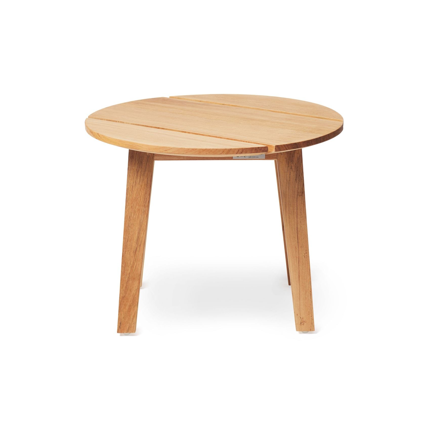 Aero Round Teak Side Table gallery detail image