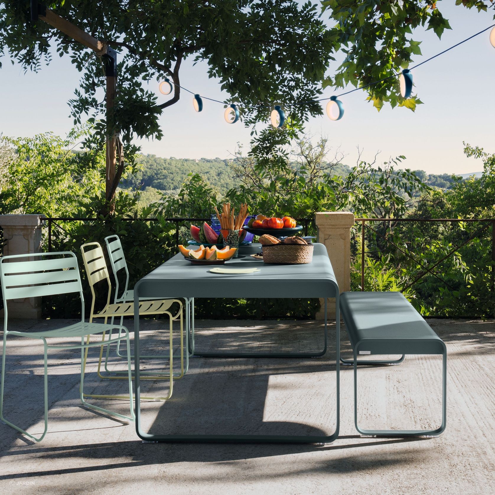 Bellevie Bench by Fermob gallery detail image